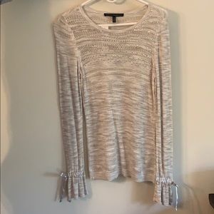 White House Black Market taupe sweater XS
